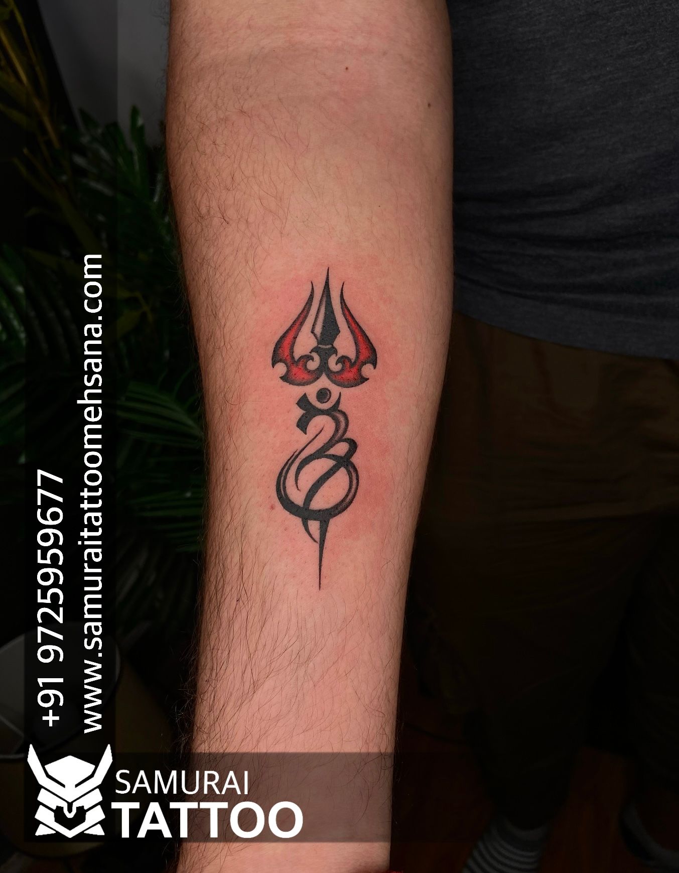 Om Trishul  God Tattoo Designs on Arm  Ace Tattooz