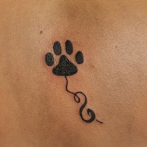 #dog#dogfoot#tattoo#blacktattoo