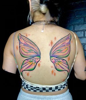 Custom butterfly wings!  @littleroseart