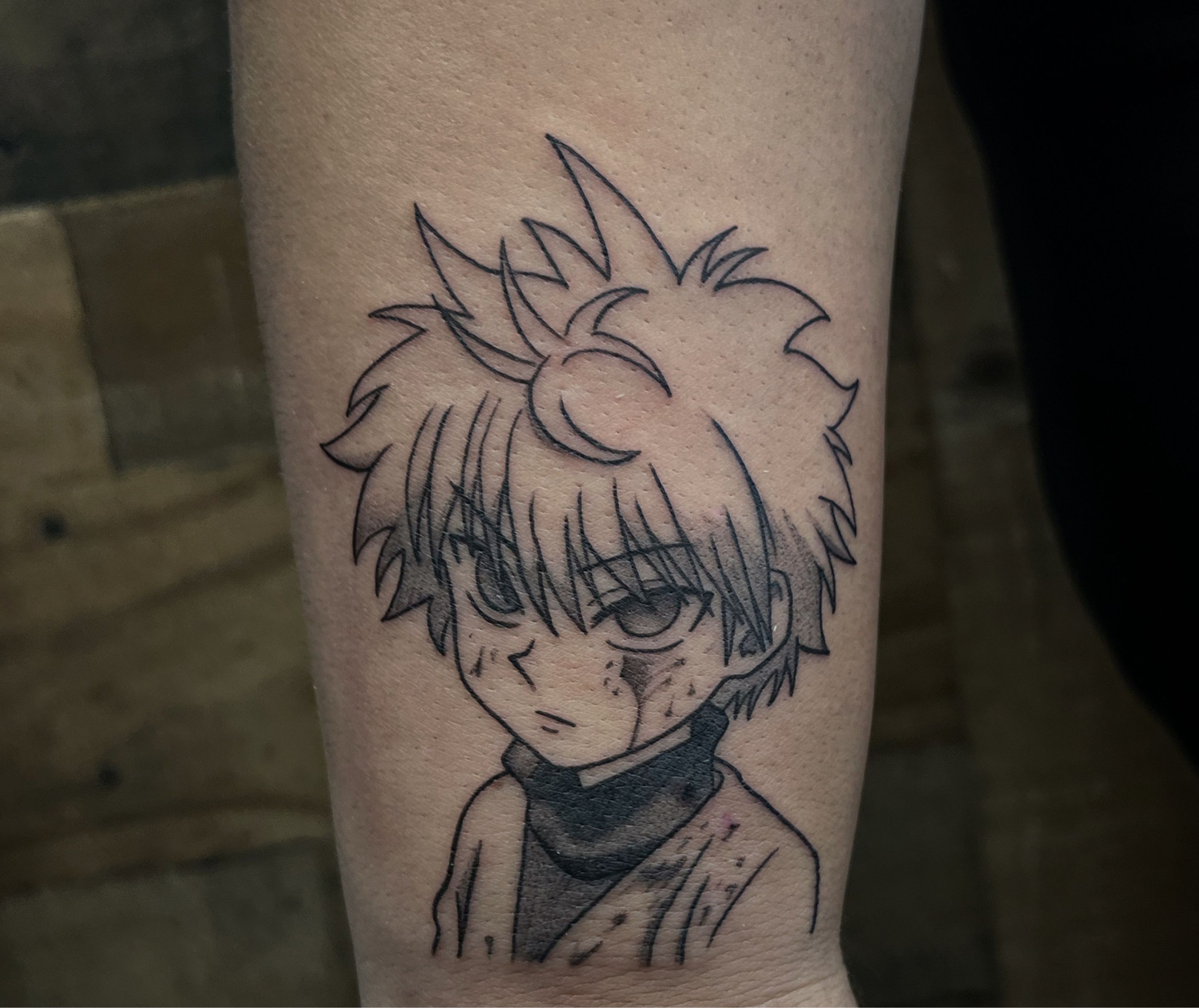 Killua Tattoo  Anime tattoos Hunter tattoo Sleeve tattoos