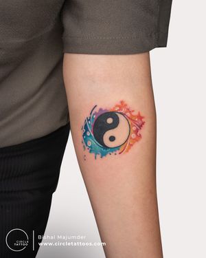 Color tattoo done by Bishal Majumder at Circle Tattoo