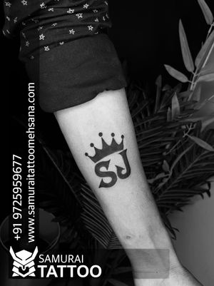 Sj Font tattoo | Sj logo | Sj logo tattoo | Sj tattoo design  