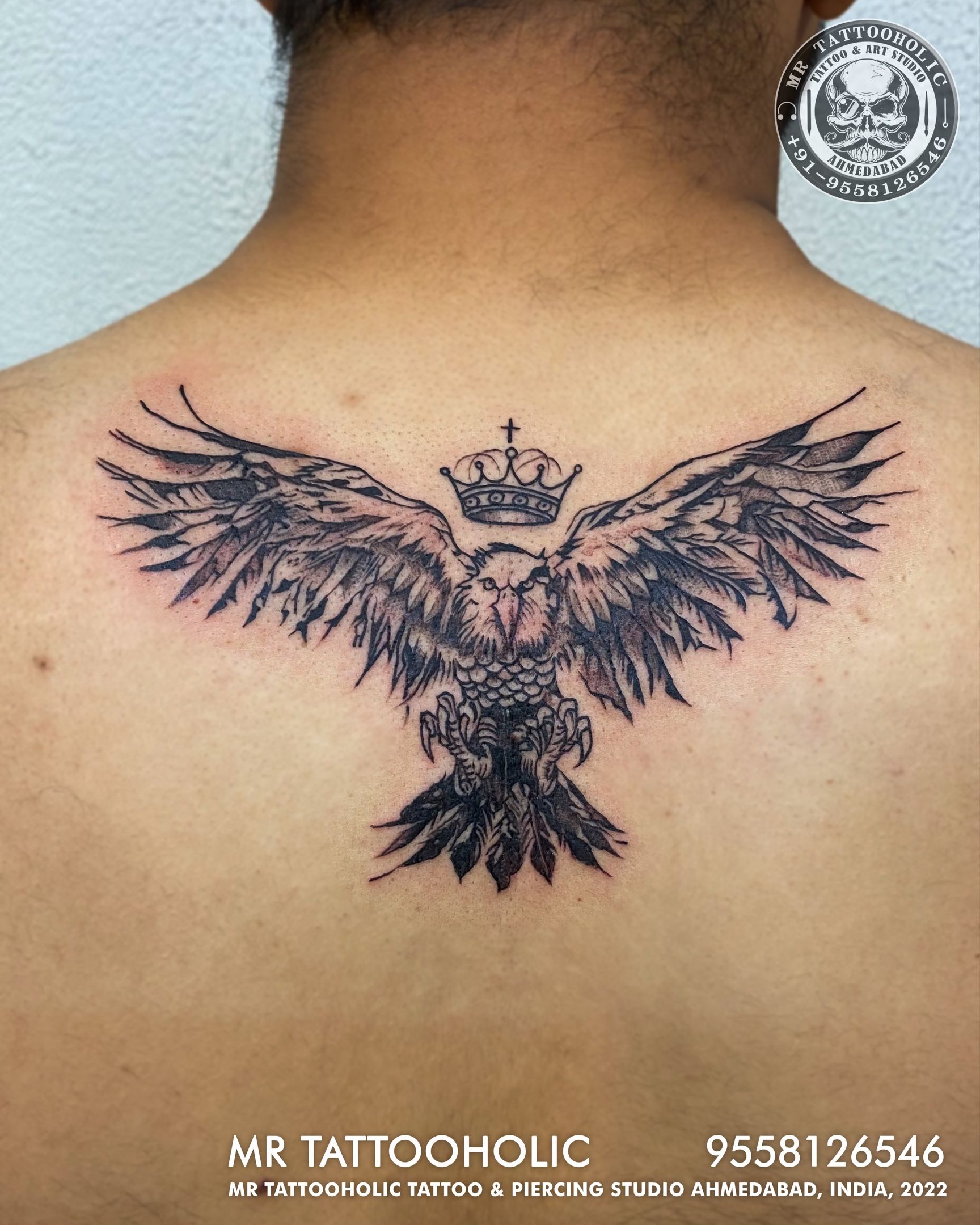 60 Impressive Eagle Tattoos On Back  Tattoo Designs  TattoosBagcom