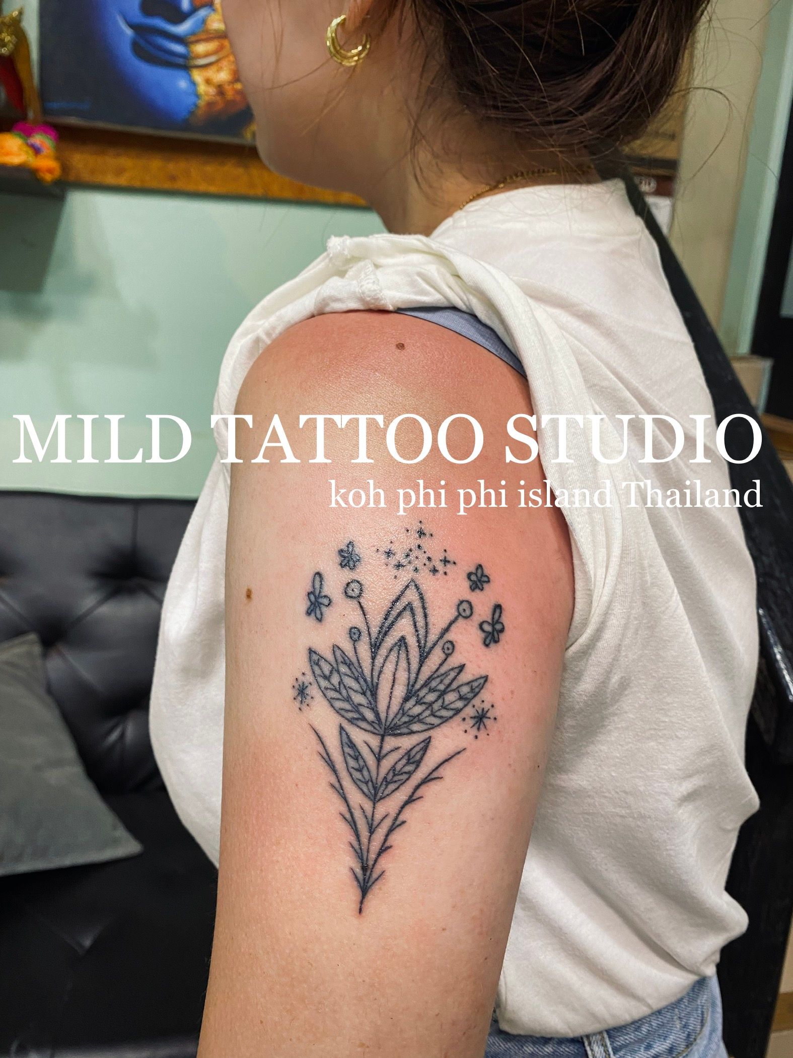 Golden Poppy Flower Temporary Tattoo – NatureTats