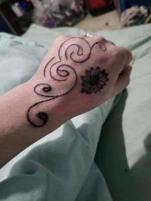 My husband done my tattoo
