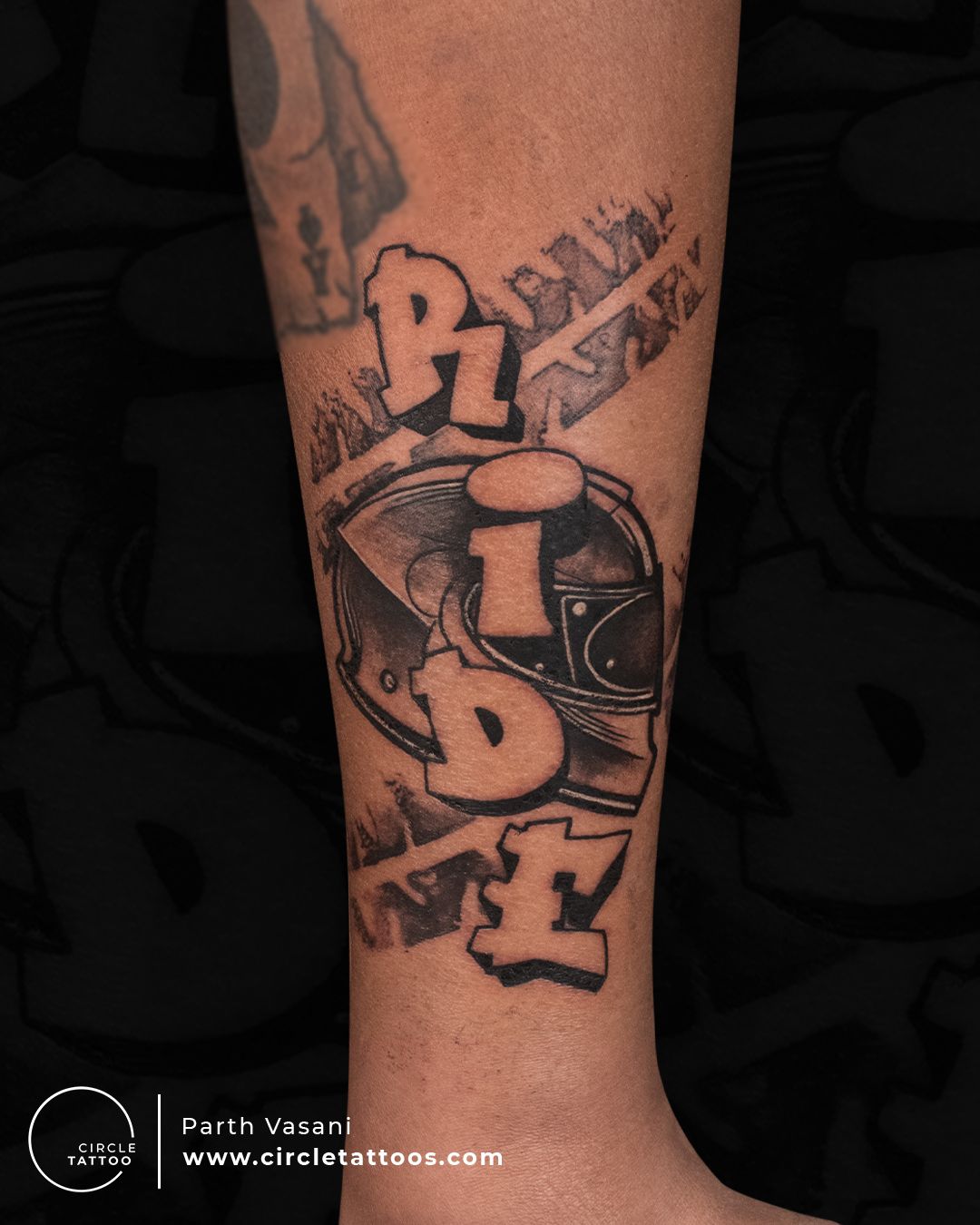 Parth Name Tattoo l l Ken's Tattoo Studio l Rajkot. - YouTube