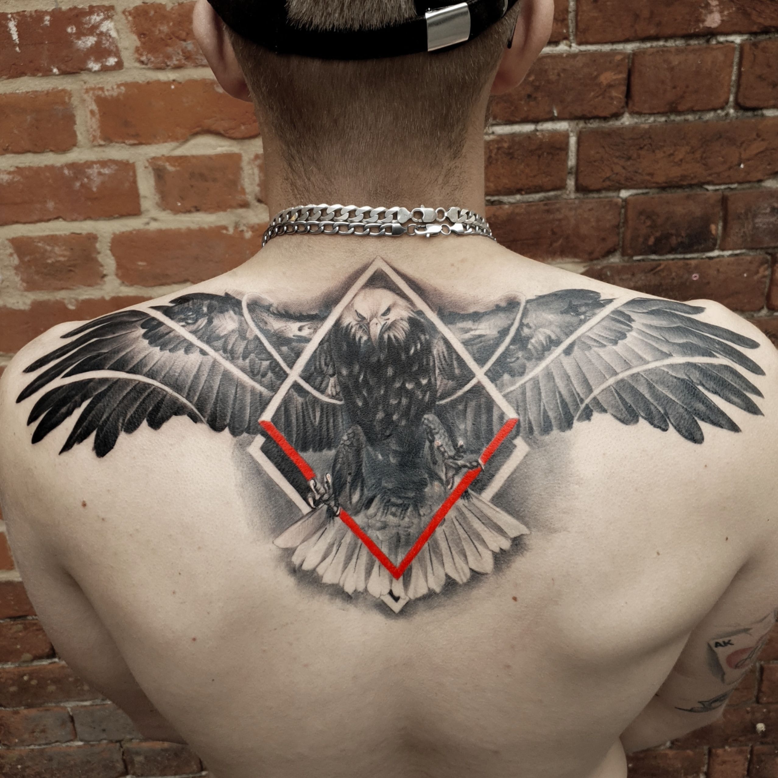 50 Eagle Back Tattoo Designs For Men  Flying Bird Ink Ideas