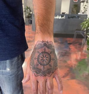 Mandala on my hand 