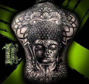 Buddha Fullback Tattoo

