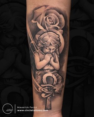 Customized tattoo done by Maverick Fernz at Circle Tattoo