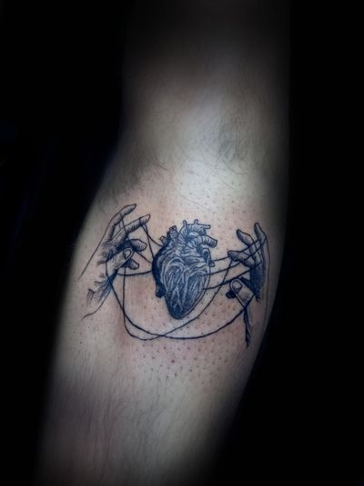 #tattoo #heart #black #edokhalatyan