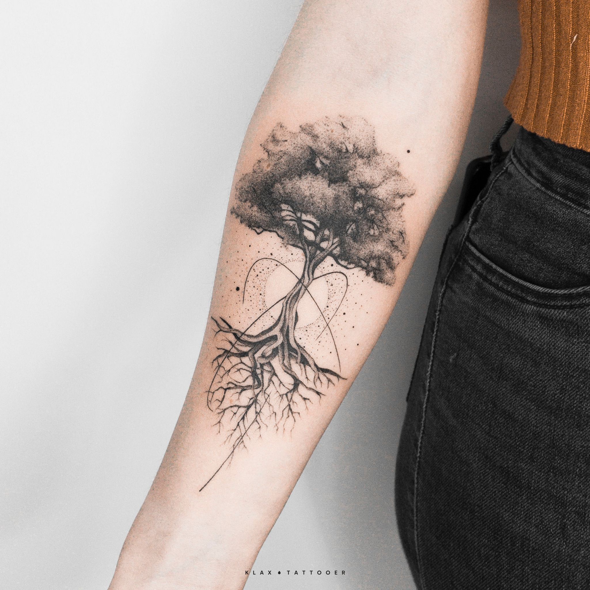Abstract tree tattoo by Marco Pepe | Post 20143