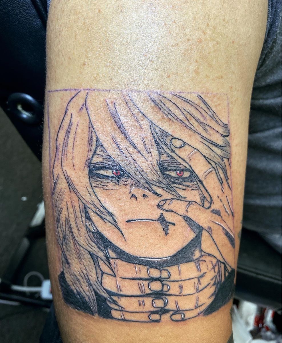 Tattoo uploaded by Reuben L. Anderson Jr. • Shigaraki Tomura from My ...