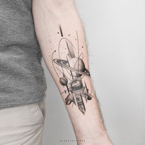 Space / Cosmos / Planet / Astronaut Tattoo