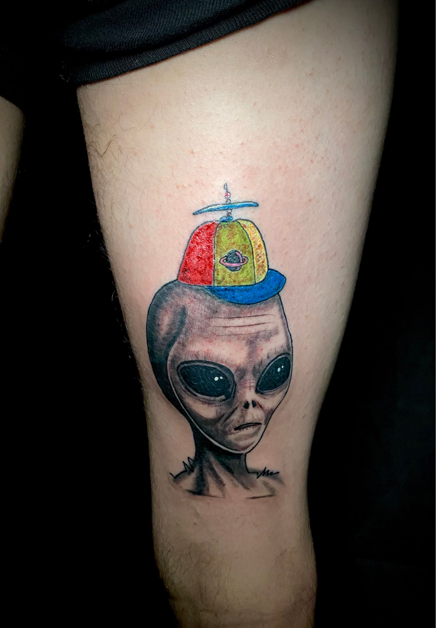 Alien Art Tattoo