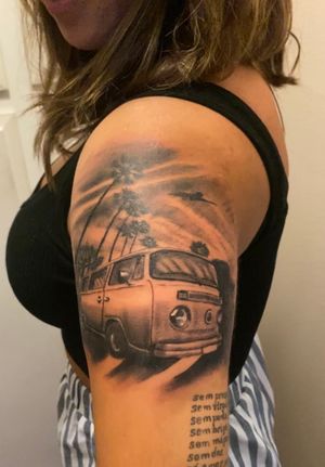 Volkswagen Bus California Vibes by Artist: @diegoflores.art #tattoo #tattooideas #delicate #delicatetattoo #fineline #finelinetattoo #sandiego #highclasstattoo #highclasstattoosd #sandiegotattooartist #sandiegotattoo #sandiegotattoos #blackandgrey #blackandgreytattoo #realism #realismtattoo #realistic #realistictattoo 