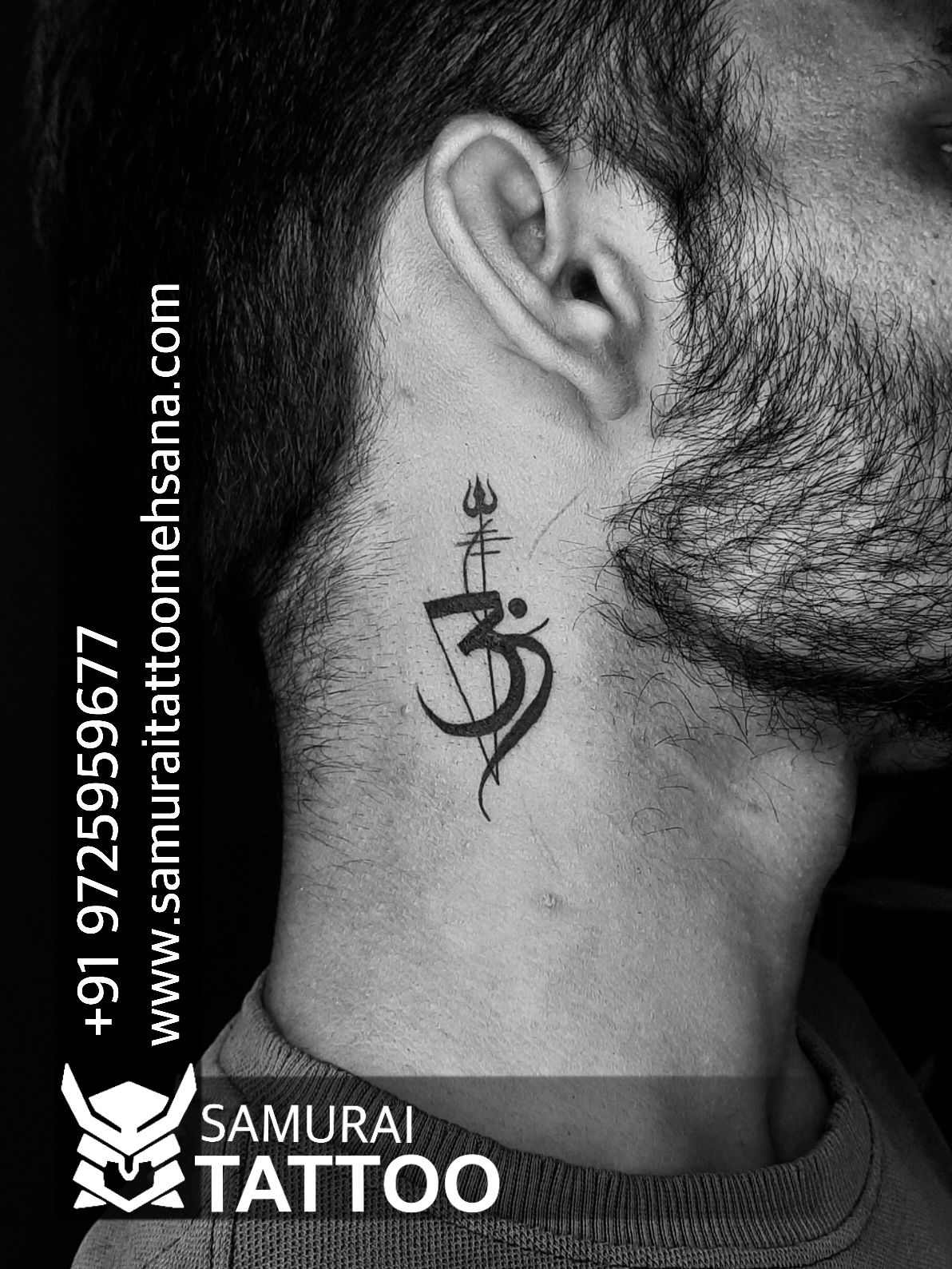 Trishul tattoo #necktattoo #shivbhakt... - The Tattoo Studio. | Facebook