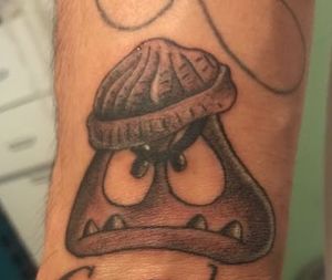 A tattoo that was fun to do #thuglife #goomba #thuggoomba #bigwasppen #bigwaspcartridges #intenze #intenzeink #lubbock #lubbocktx #westtexas #806