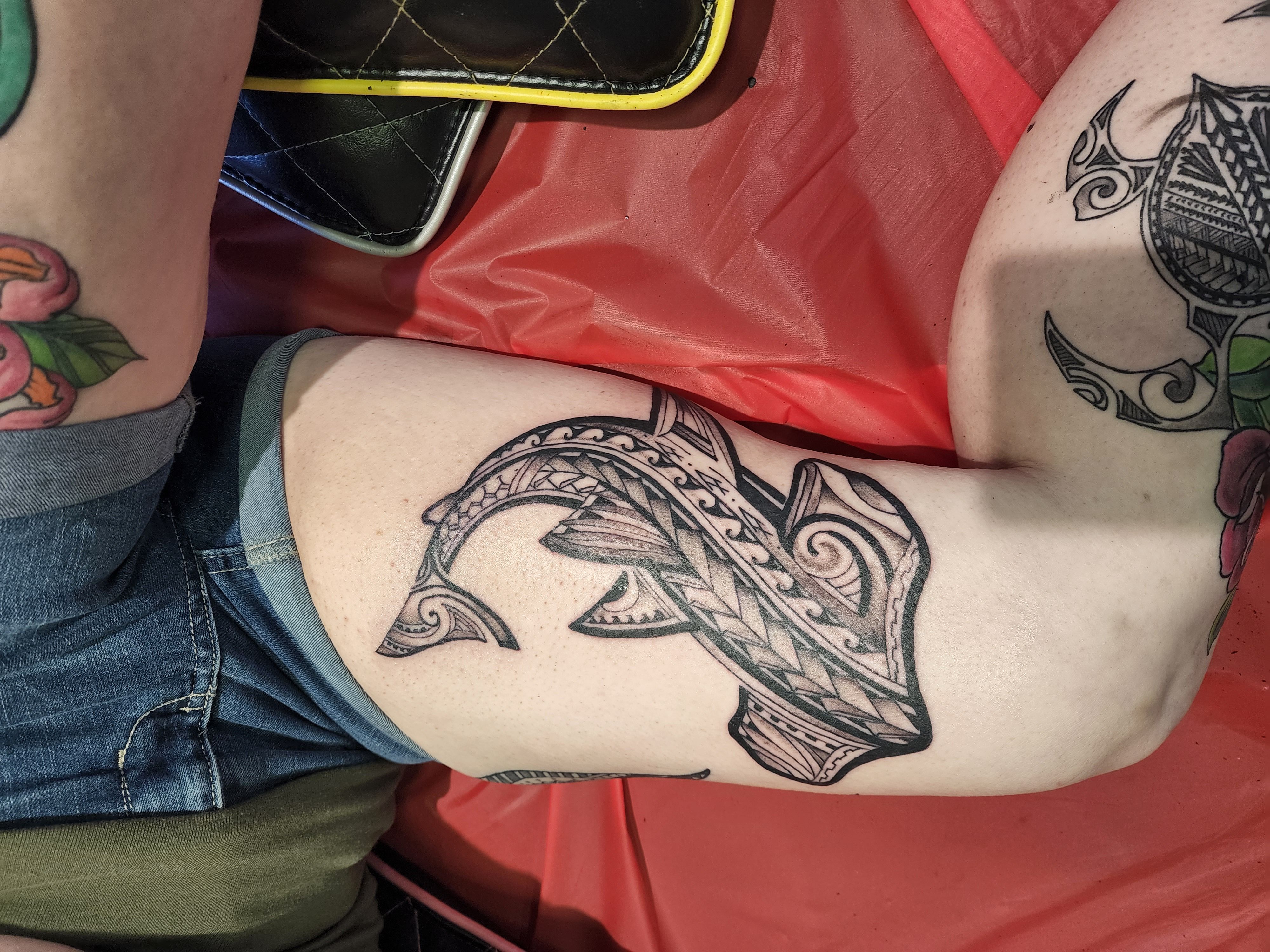 Tattoo uploaded by Scott fitt • Polynesian hammer head shark • Tattoodo