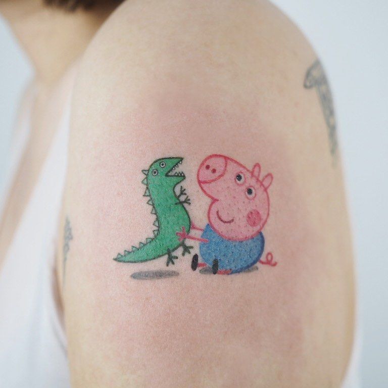 Hello Kitty Tattoo Peppa Pig Tattoo kids tattoos party supplies New | eBay