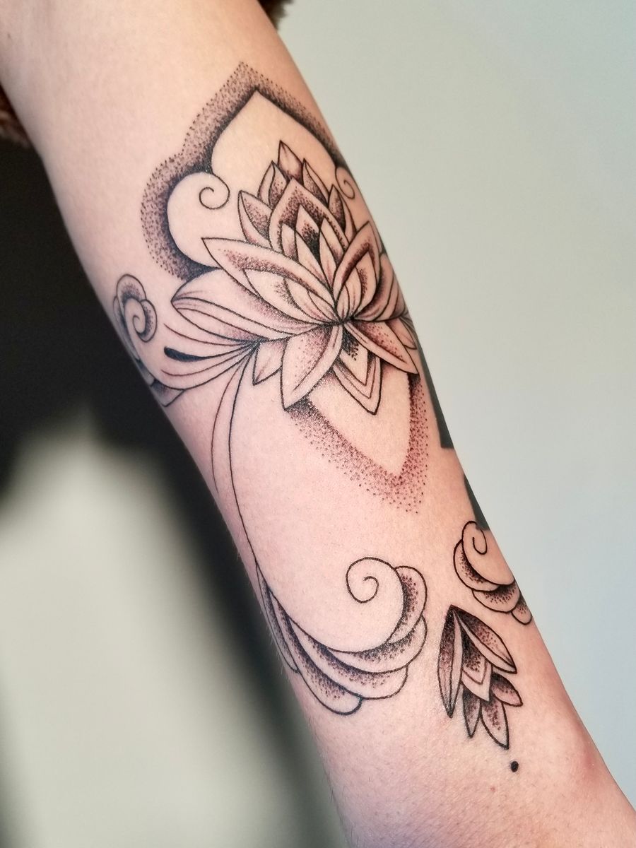 Tattoo uploaded by AMai Tattoo Los Angeles • Lotus Mandala Tattoo #lotus # tattoo #mandala • Tattoodo