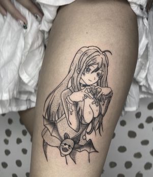Rosario+vampire tattoo 