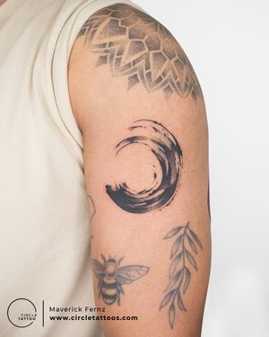 Wave Tattoo done by Maverick Fernz at Circle Tattoo Studio