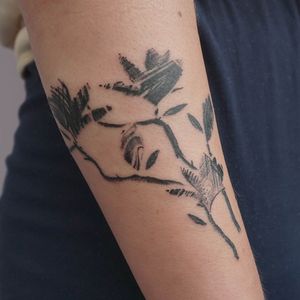 Magnolia tattoo #magnolia #abstract #floral #texture