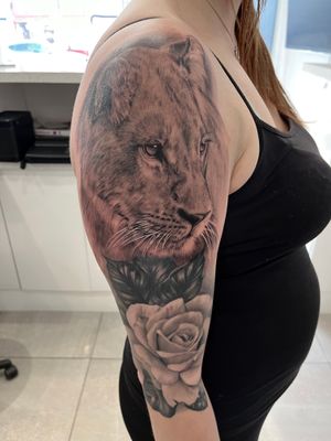 Cover up and start of a full sleeve dedicated to my client’s daughters!