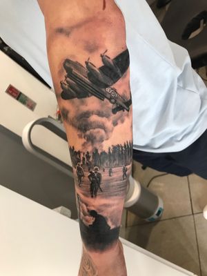 World war tribute tattoo