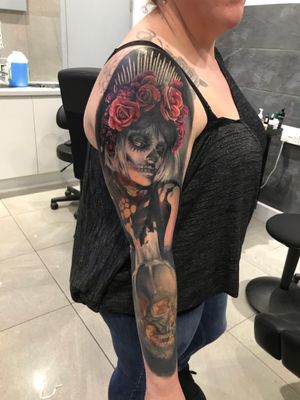 A massive cover up under the roses