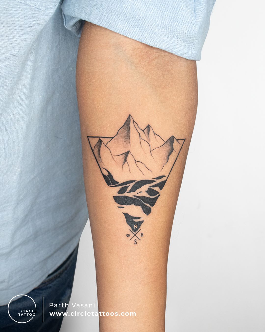 101 Amazing Mountain Tattoo Ideas You Need To See! | Geometric tattoo,  Sleeve tattoos, Geometric tattoos men