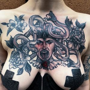 this medusa is one of my favorite tattoos ive done!