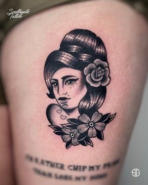 • Amy Winehouse • traditional portrait by our resident @nicole__tattoo Books/info with Nicole for July in our Bio: @southgatetattoo • • • #amywinehouse #amywhinehousetattoo #portraittattoo #traditionalportrait #traditionaltattoo #blackwork #southgateink #londontattooartist #southgatetattoo #skinart #londontattoostudio #londontattoo #londonink #northlondon #customtattoo #amazingink #sgtattoo #southgate #tattooideas #london #tattoos #bookedontattoodo #sg #northlondontattoo