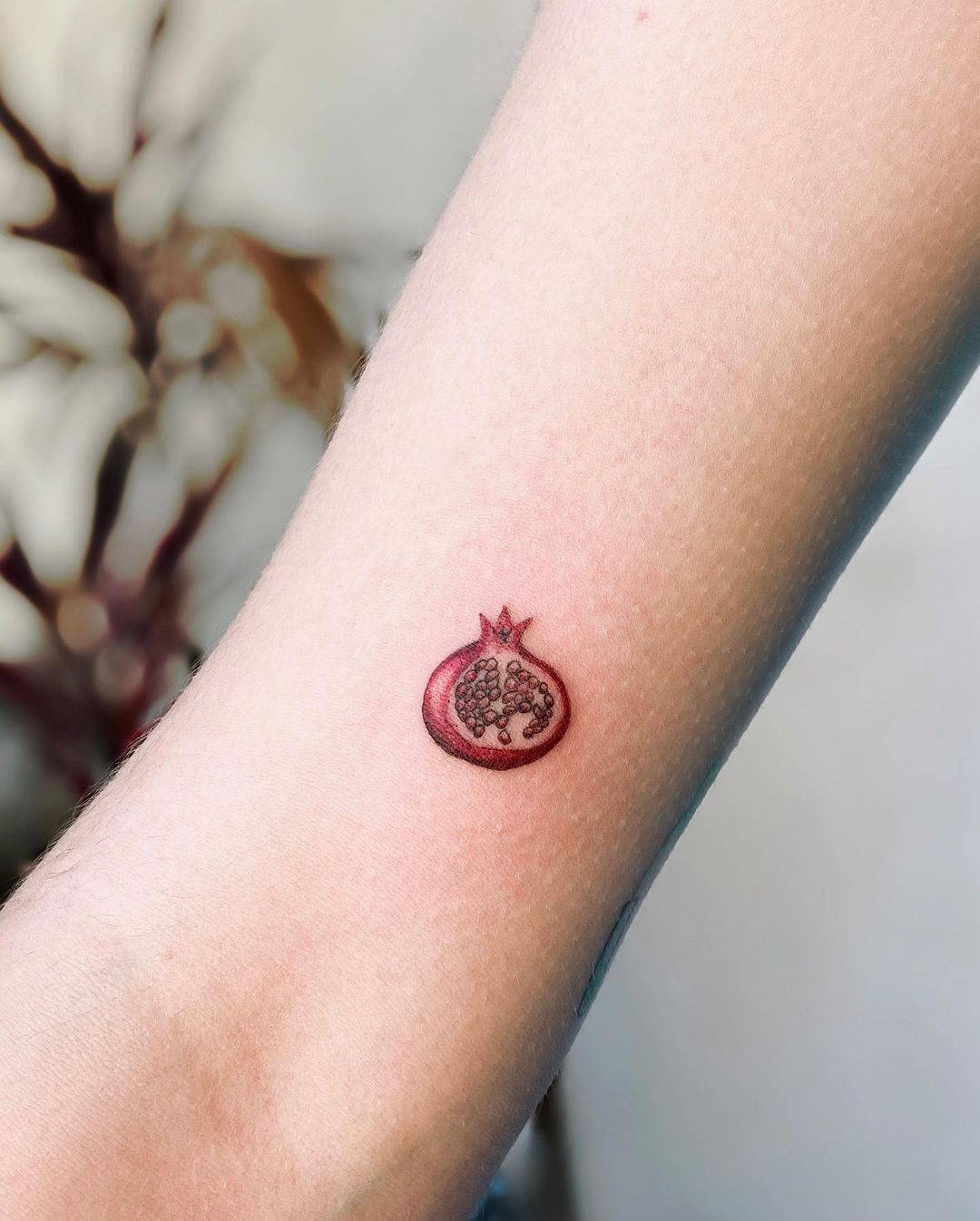15 Beautiful Pomegranate Tattoo Design Ideas  Moms Got the Stuff