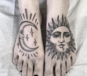 Moon and Sun for Astrology fan 