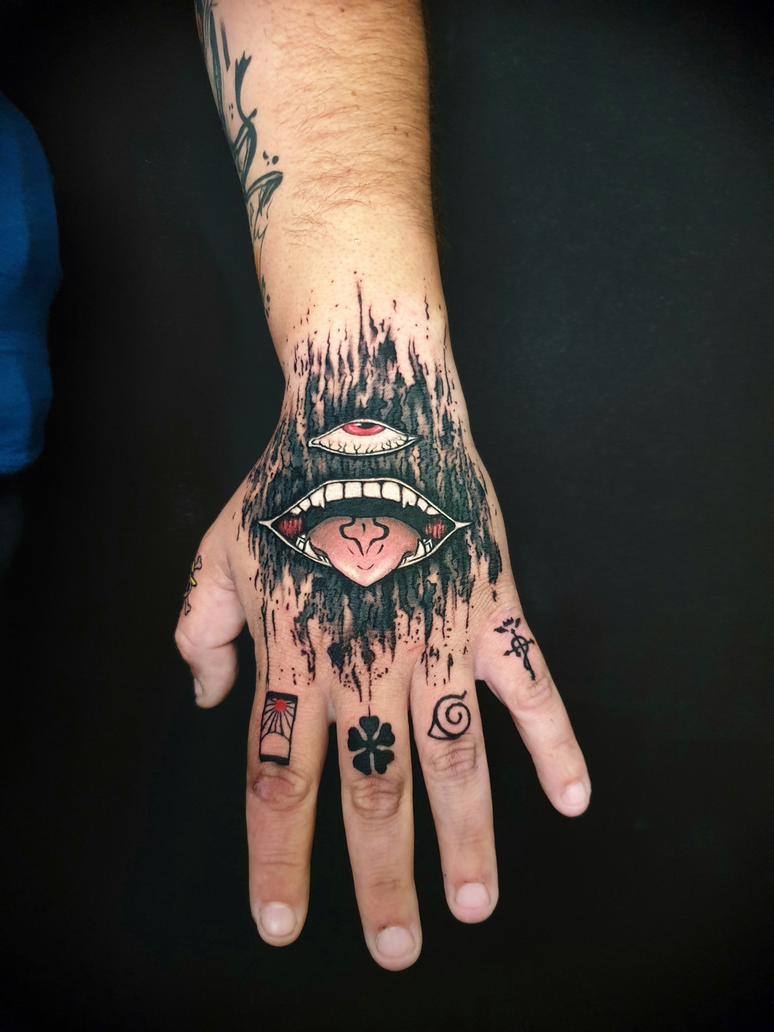 Discover more than 71 anime finger tattoos latest - in.eteachers