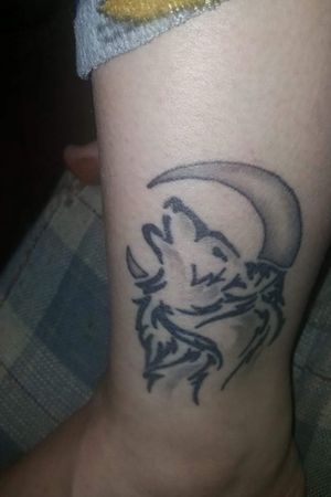 Left ankle tattoo
