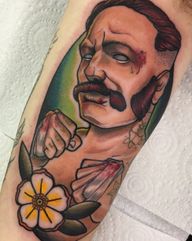 Man Portrait Tattoo