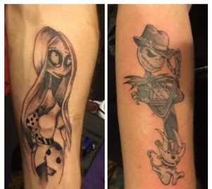 His and hers. Jack and Sally, The Nightmare before Christmas 