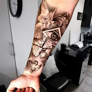 Forearm tattoo sleeve