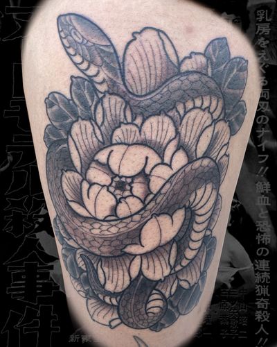 #japanesetattoo #blackworktattoo #blackandgreytattoo #neotraditionaltattoo #neojapanesetattoo