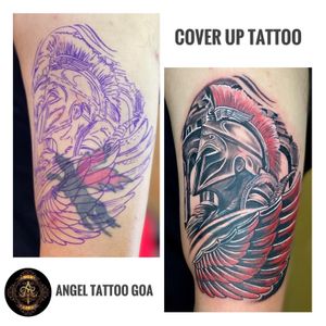 Cover Up Tattoo By Sagar Dharoliya At Angel Tattoo Goa • • 𝐅𝐨𝐥𝐥𝐨𝐰 𝐅𝐨𝐫 𝐌𝐨𝐫𝐞 ⤵️ @angeltattoostudiogoa • • 𝐁𝐞𝐬𝐭 𝐐𝐮𝐚𝐥𝐢𝐭𝐲 𝐏𝐫𝐨𝐝𝐮𝐜𝐭𝐬 𝐔𝐬𝐢𝐧𝐠 ⤵️ @worldfamousink @kwadron @dermalizepro @cheyenne_tattooequipment • • 𝐂𝐨𝐧𝐭𝐚𝐜𝐭 𝐅𝐨𝐫 𝐁𝐨𝐨𝐤𝐢𝐧𝐠 ☎️ 𝟗𝟗𝟔𝟎𝟏𝟎𝟕𝟕𝟕𝟓 | 𝟗𝟖𝟑𝟒𝟖𝟕𝟎𝟕𝟎𝟏 • • 𝐎𝐟𝐟𝐢𝐜𝐢𝐚𝐥 𝐖𝐞𝐛𝐬𝐢𝐭𝐞 🌐 www.angeltattoogoa.com • • 𝐅𝐨𝐥𝐥𝐨𝐰 𝐔𝐬 𝐎𝐧 𝐒𝐨𝐜𝐢𝐚𝐥 𝐌𝐞𝐝𝐢𝐚 ⤵️ 𝐅𝐚𝐜𝐞𝐛𝐨𝐨𝐤 𝐏𝐢𝐧𝐭𝐞𝐫𝐞𝐬𝐭 𝐘𝐨𝐮𝐓𝐮𝐛𝐞 𝐆𝐨𝐨𝐠𝐥𝐞 𝐌𝐚𝐩 #angeltattoogoa #angeltattoostudiogoa #besttattooartistingoa #besttattooartistgoa #besttattooartistinbaga #besttattoostudioingoa #besttattoostudioinbaga #bes