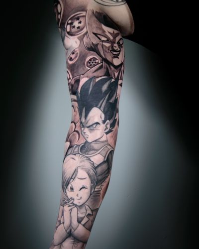 Trunks del Futuro SSJ  Dragon ball tattoo, Anime dragon ball