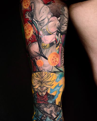 Trunks del Futuro SSJ  Dragon ball tattoo, Anime dragon ball