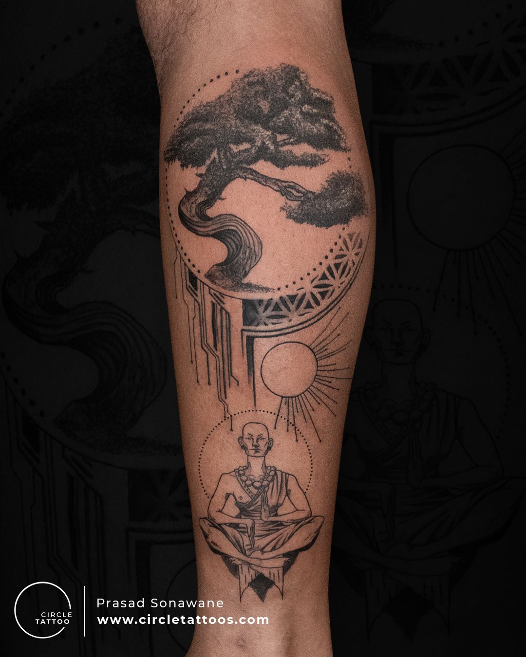 Tattoo uploaded by Circle Tattoo • Custom Spartan Tattoo done by Prasad  Sonawane at Circle Tattoo Studio • Tattoodo