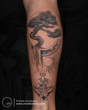 Custom Tattoo done by Prasad Sonawane at Circle Tattoo Studio