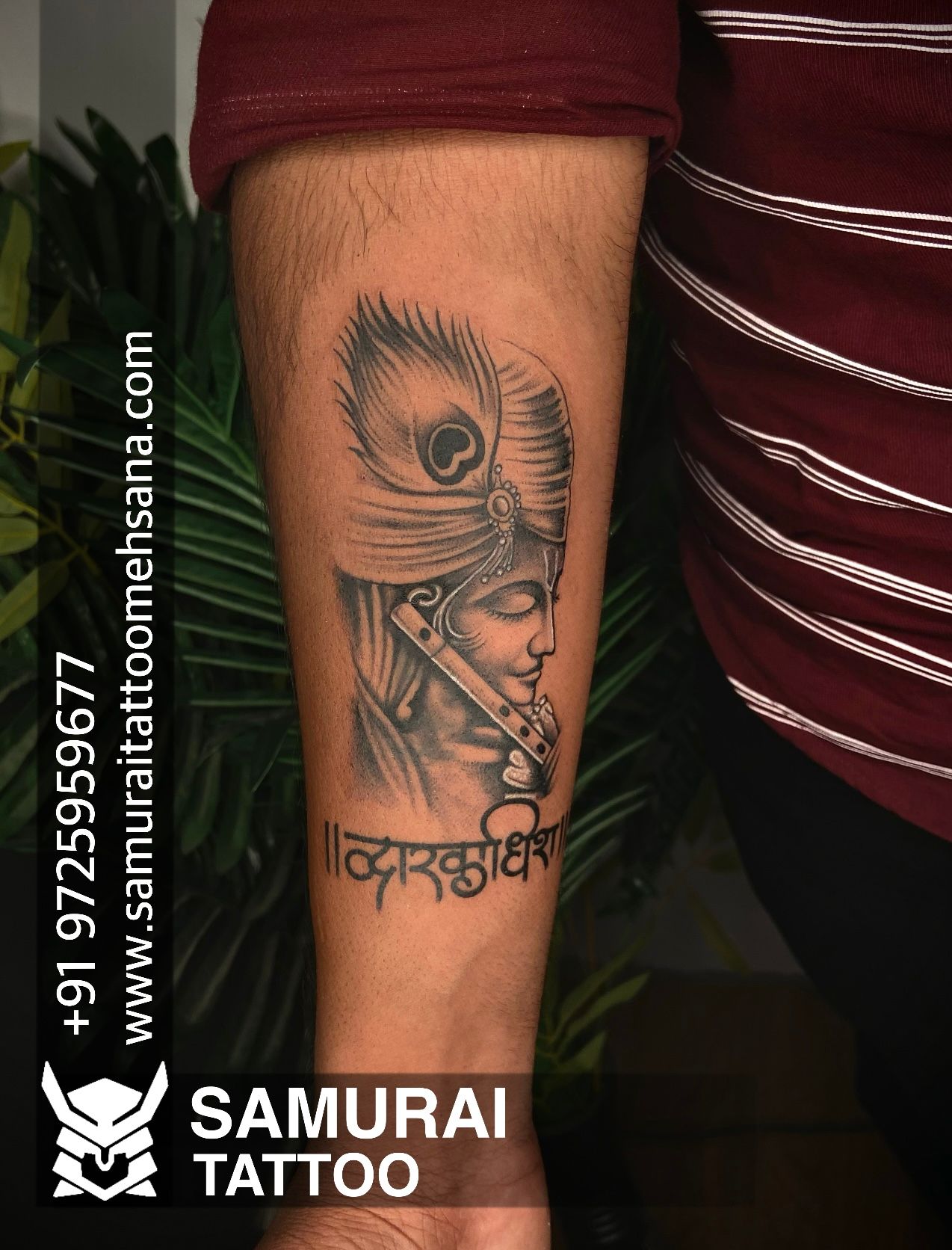 Top 12 Best Lord Krishna Tattoos  Ace Tattooz  Art Studio