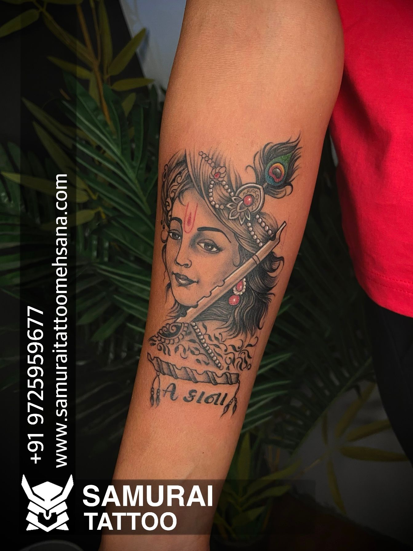 Tattoo Sutra Bangalore on Instagram krishnatattoo throwback  tattoosutra  Wrist tattoos for guys Krishna tattoo Band tattoo designs