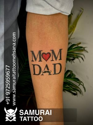 Mom dad tattoo |Tattoo for mom dad |mom dad tattoos |Mom dad tattoo ideas 